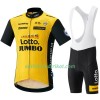 Fahrradbekleidung Radtrikot Kurzarm + Trägershorts 2018 LottoNL-Jumbo N001 